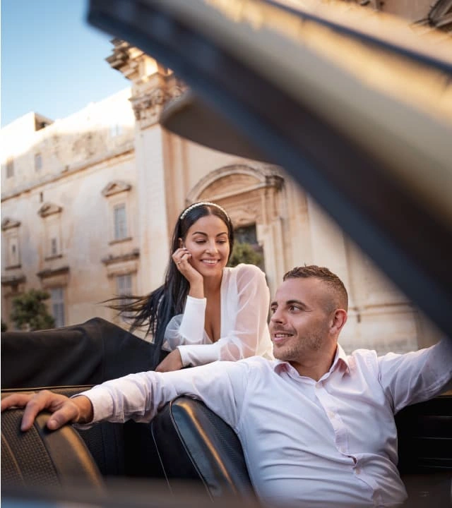 A moment from a wedding day in Malta